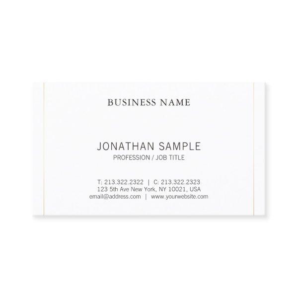 Professional Modern Stylish Clean Design Plain