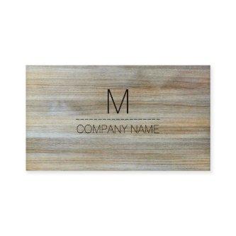 Professional Modern Wood Grain Monogram #2