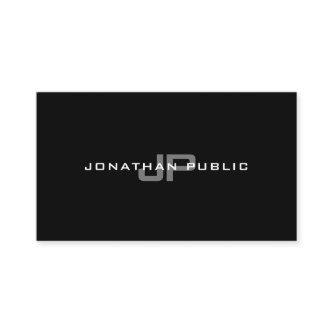 Professional Monogram Elegant Modern Simple Plain