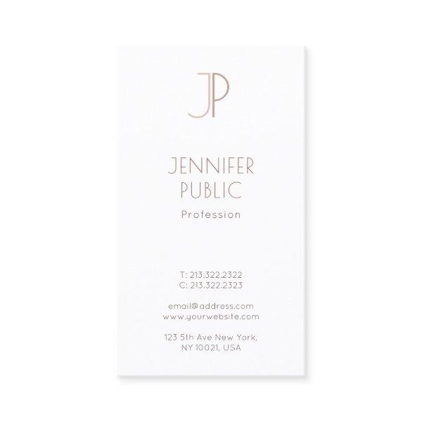 Professional Monogram Plain Elegant Modern Luxury