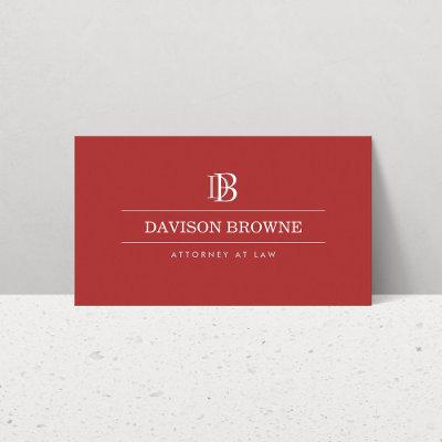 Professional Monogram Red