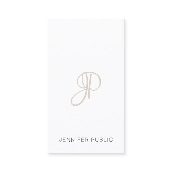Professional Monogrammed Template Elegant Modern