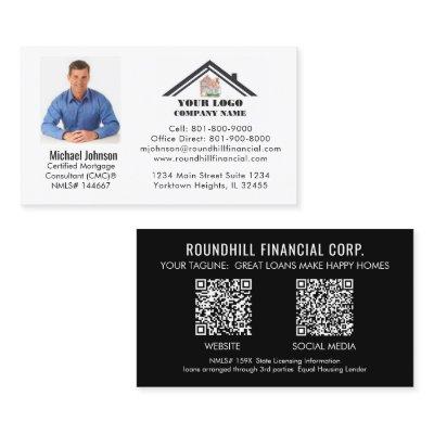 Professional Mortgage Photo Logo QR Code