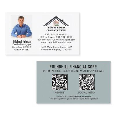 Professional Mortgage Photo Logo QR Code