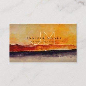 Professional Mountains Abstract Monogram