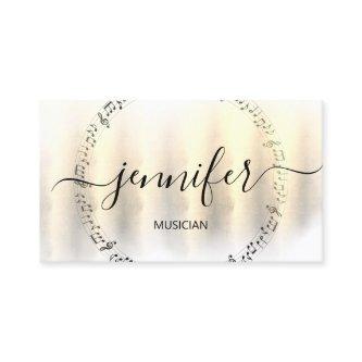 Professional Musician DJ Artistic 3D Gold