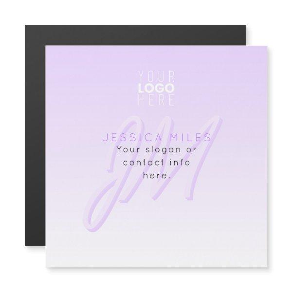 Professional Name & Slogan Template | Light Purple