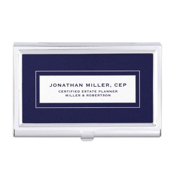 Professional Navy Blue  Case
