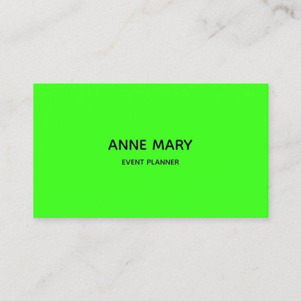 Professional Neon Green Modern Colorful Bright