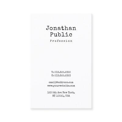 Professional Nostalgic Design Clean Plain Retro