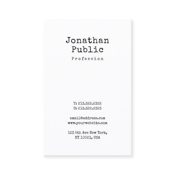 Professional Nostalgic Design Clean Plain Retro