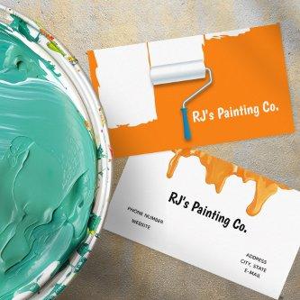 Professional Orange White Paint Roller Painter