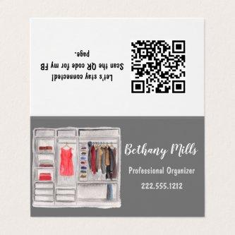 Professional Organizer Custom QR Code Tent Style