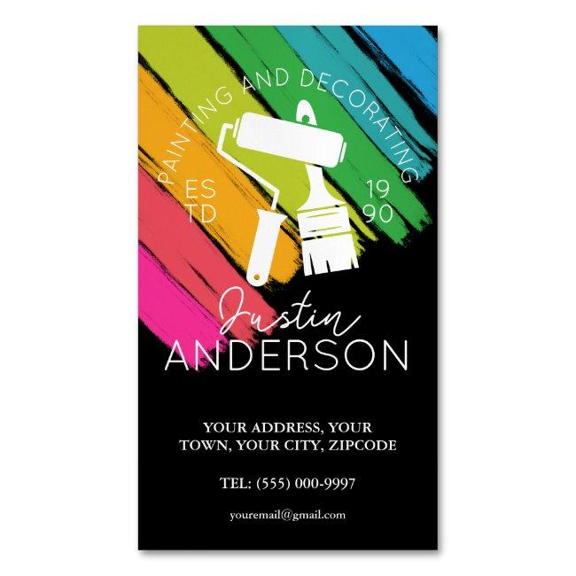Professional Painting and Decorating handyman Magnet
