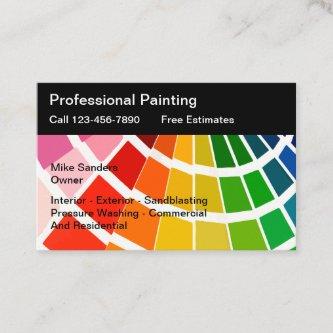 Professional Painting Services Color Chips