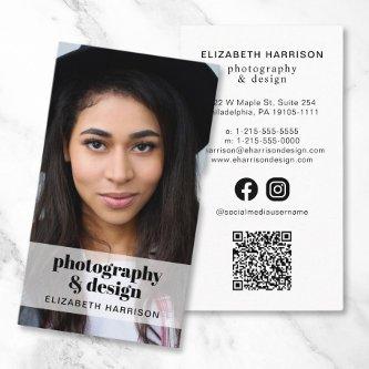 Professional Photo QR Code Social Media