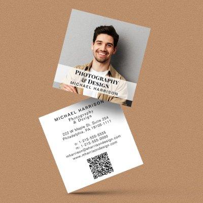 Professional Photo QR Code Square