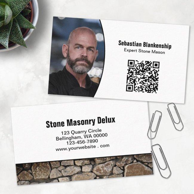 Professional Photo QR Code Stone Wall