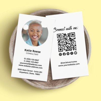 Professional Photo Social Media QR Code
