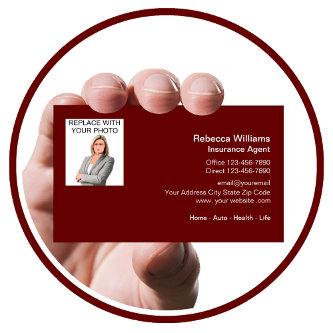 Professional Photo Template Insurance Agent