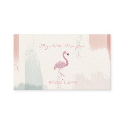 Professional Pink Flamingo,Watercolor Brush Stroke