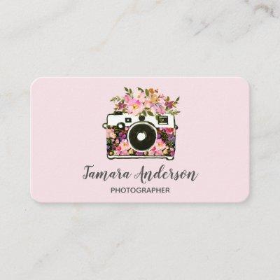 Professional Pink Floral Camera Photographer