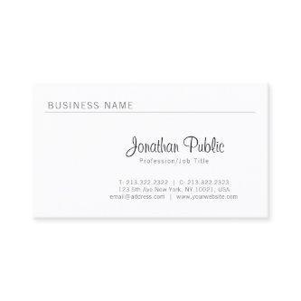 Professional Plain Elegant Minimalistic Modern