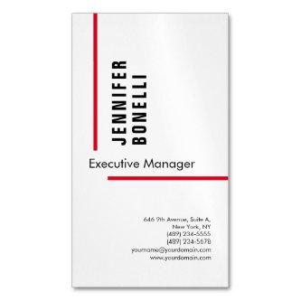 Professional plain minimalist modern trendy  magnet