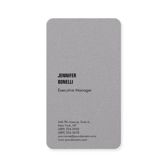 Professional plain minimalist modern trendy grey