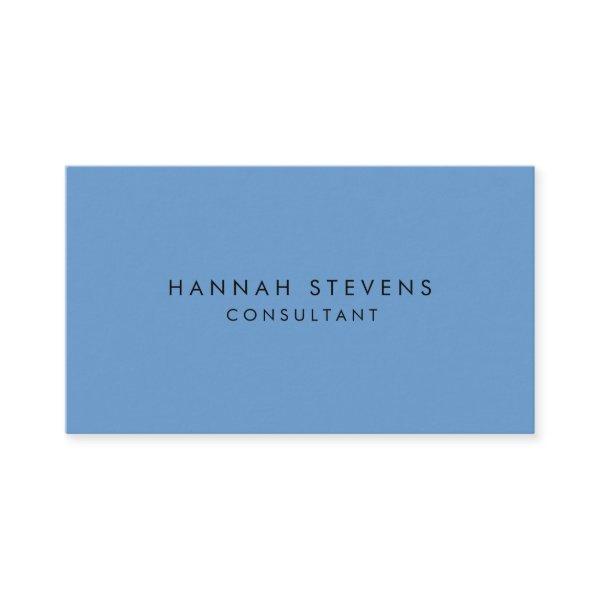 Professional Plain Modern Minimalist Greyish Blue