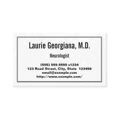 Professional & Plain Neurologist