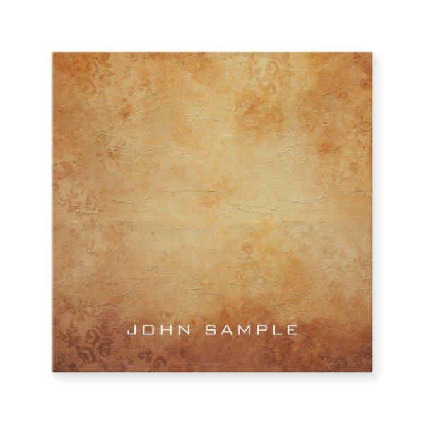 Professional Plain Signature UV Matte Luxury Square