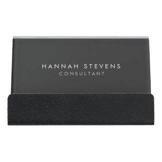 Professional Plain Simple Modern Minimalist Grey Desk  Holder