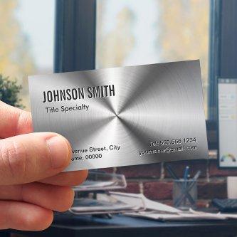 Professional Plain Sliver Radial Metallic Look