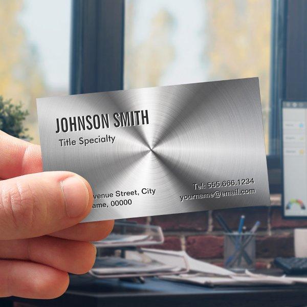 Professional Plain Sliver Radial Metallic Look