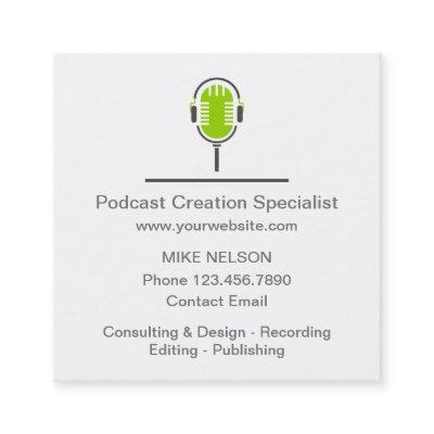 Professional Podcast Creation Specialist Square