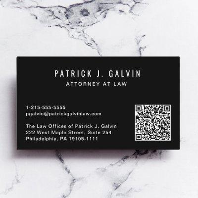 Professional QR Code Black