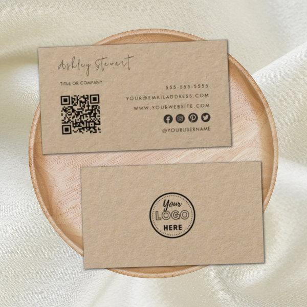 Professional Qr Code Logo Modern Trendy Rustic
