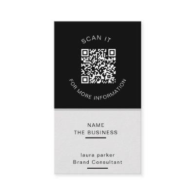 Professional QR Code Minimal Scannable Promotion