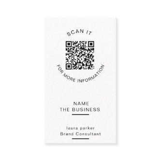 Professional QR Code Minimal Scannable Promotion