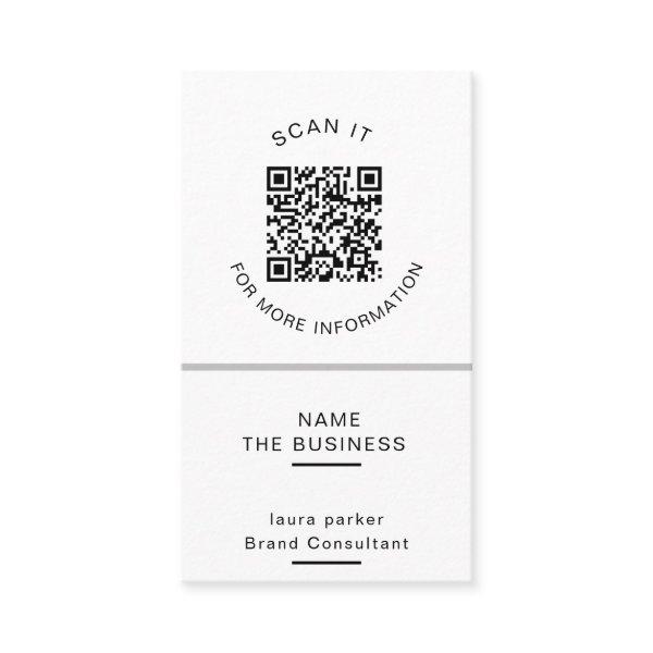 Professional QR Code Minimal Scannable Promotion