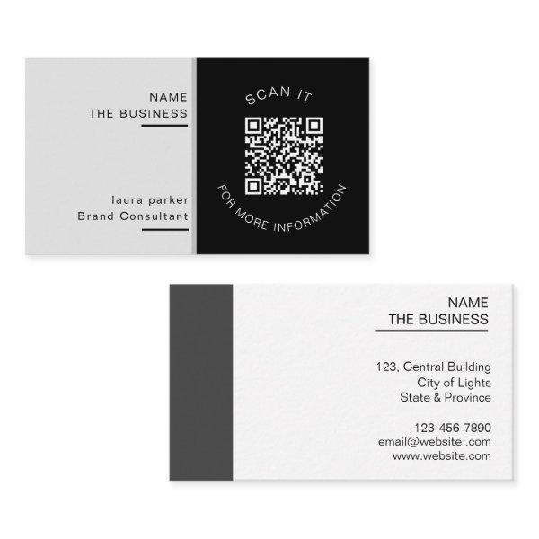 Professional QR Code Minimal Scannable Promotion