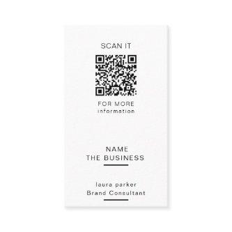 Professional QR Code Minimal Scannable Promotion