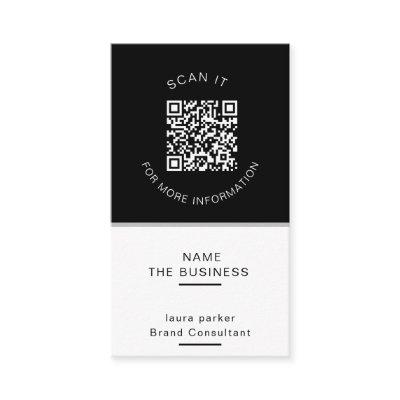 Professional QR Code Minimal Scannable Promotion