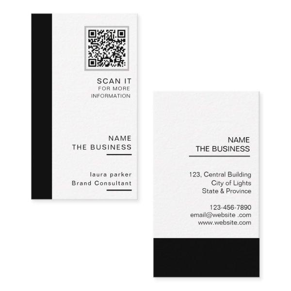 Professional QR Code Minimal Scannable Promotion