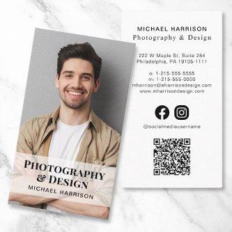 Professional QR Code Photo Social Media