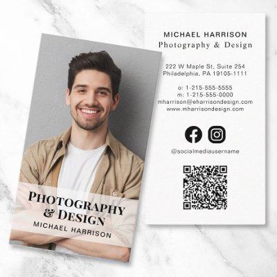 Professional QR Code Photo Social Media