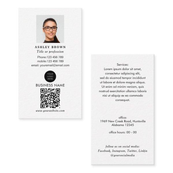 Professional QR code Simple real estate photo