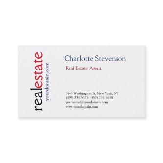 Professional Real Estate Agent Modern Plain