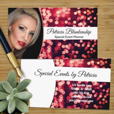 Professional Red Bokeh Custom Photo